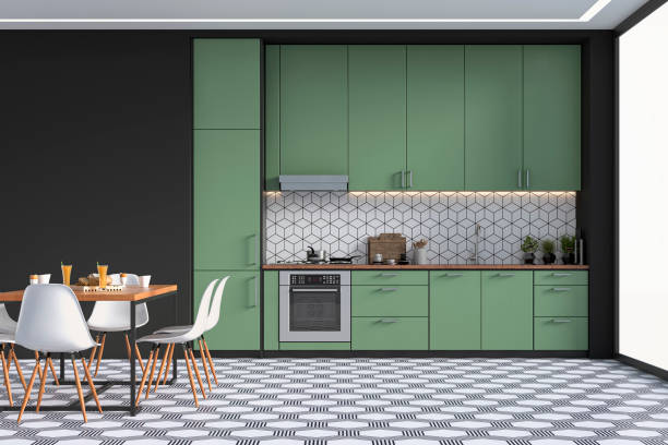 Green cabinets | Christian Brothers Flooring & Interiors